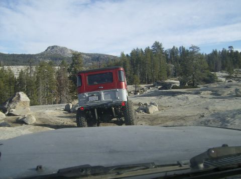 1986 Ford Bronco - I let Alfred drive the fj40 this trip. He wants one now.