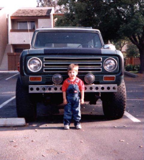 1972 International Scout II - Scout II before suspension lift,,, about 1989 or so