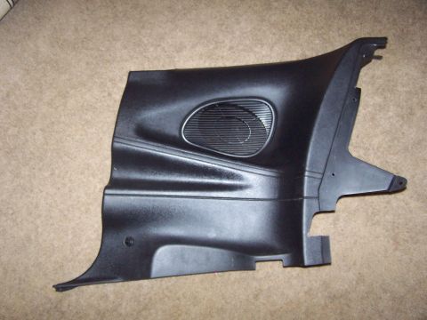 1994 Ford Probe - This is a black plastic interior trim piece that includes a speaker grille.