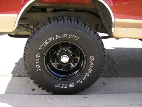 1994 Ford Bronco - Soft 8's 15x10