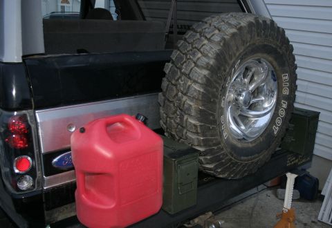 1994 Ford Bronco - The tire will alot higher.