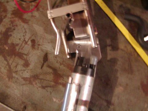 1991 Ford Bronco - Close-up view of a fuel pump assembly, likely for an automotive application.
