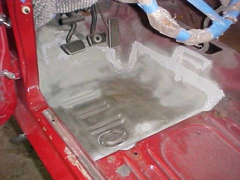 1967 Mercury Cougar - A little grinding and filling