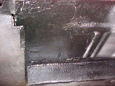 1967 Mercury Cougar - Undercoat on the bottom side