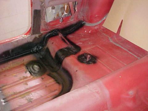 1967 Mercury Cougar - Back seat floor