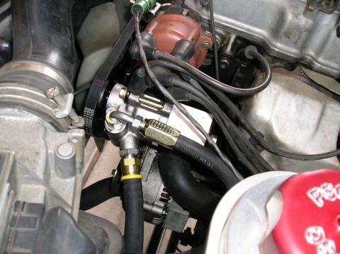 1986 Toyota Hilux - the stock pump was not cutting it. upgraded to pcs tc pump