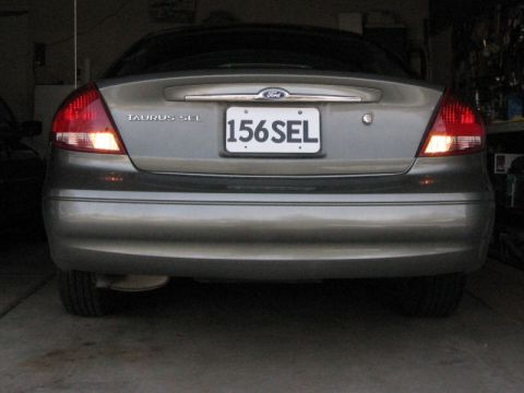 2003 Ford Taurus - With lights on.