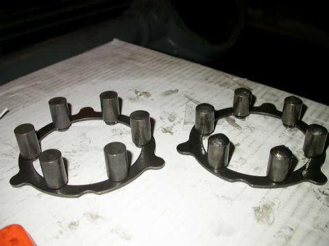 1990 Ford Bronco - old pins vs. new pins.