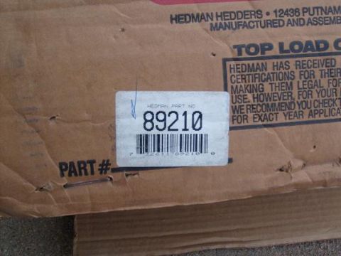 1995 Ford C-150 (Centurion Conversions) - A cardboard box displays a part number and manufacturer information.