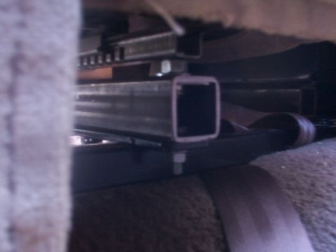 1995 Ford C-350 (Centurion Conversions) - Seat slider mechanism detail, likely from a van or large SUV.
