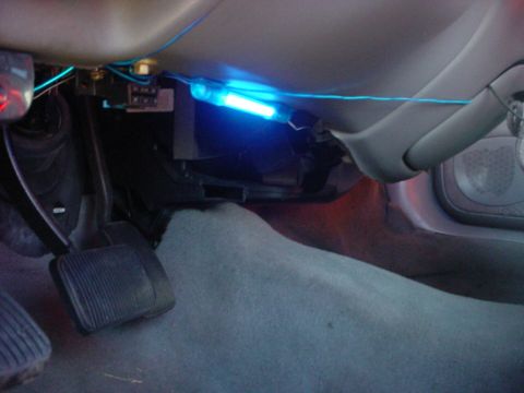 1997 Ford Taurus - Floor glow rod. All for the show