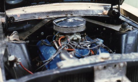 1968 Mercury Cougar - the engine. it is a 66 HiPo 289 with 69 351W heads and lots of expensive trinkets!