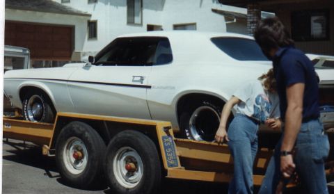 1969 Mercury Cougar - the day it came home.