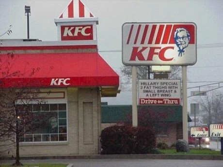 2006 Ford E350 - Hillary Clinton combo at KFC.
