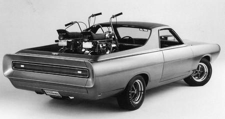 1972 Ford Ranchero - came with a pair of Rupp minibikes