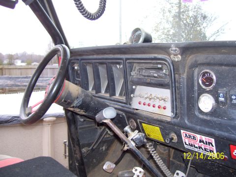 Dash and front sliders