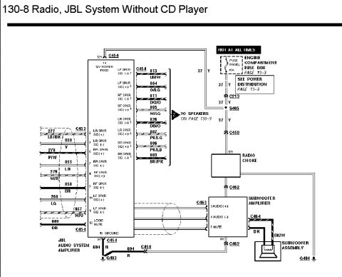 1993 Ford Taurus - Electrical wiring diagram showing component layout and connections.