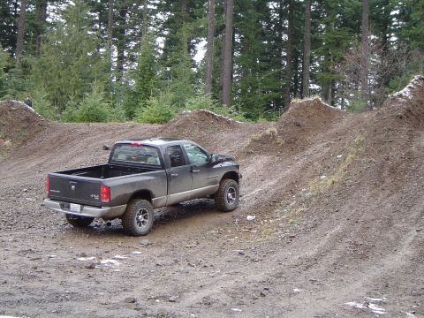 1989 Ford Bronco - Playin on some hills at the gravel pit