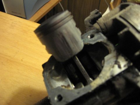 1992 Ford Crown Victoria - This is a close-up view of an engine's piston and cylinder assembly, not a 1992 Ford Crown Victoria.