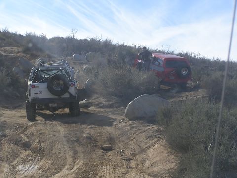 1990 Ford Bronco - Stopped at the start of the hardest part of the trail