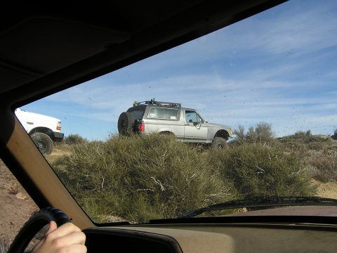 1990 Ford Bronco - looking up hill