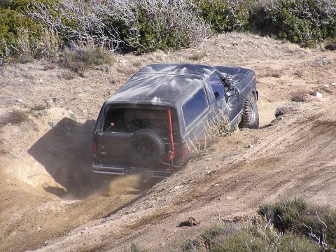 1990 Ford Bronco - Fartman going up the hill