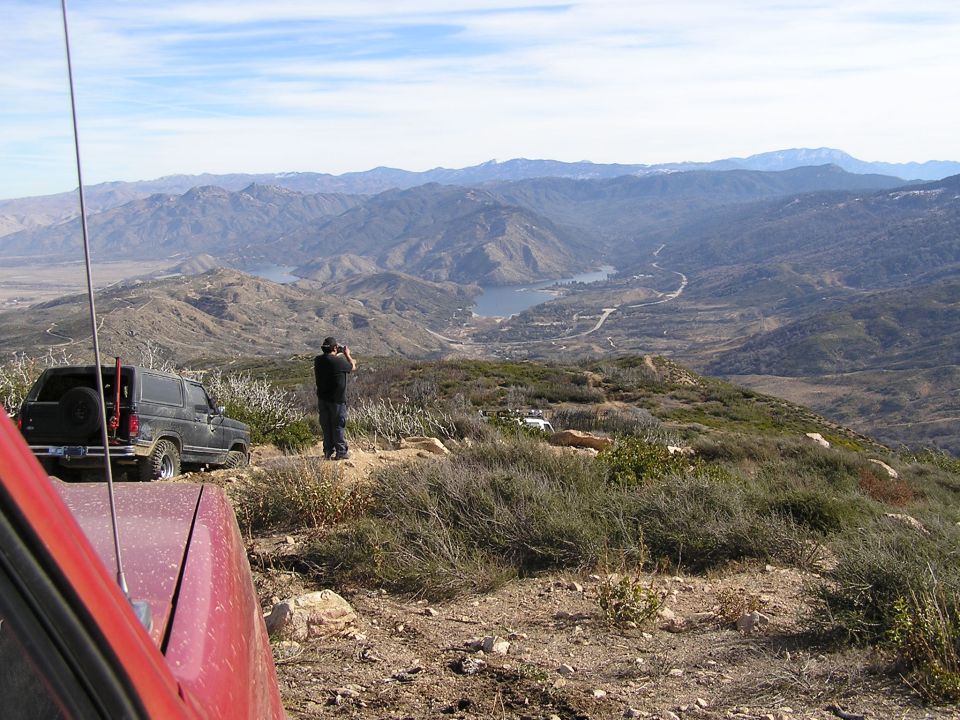 Nice shot of Canuck, Lake Silverwood and the BIG descent