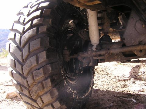1990 Ford Bronco - Trans oiled tire