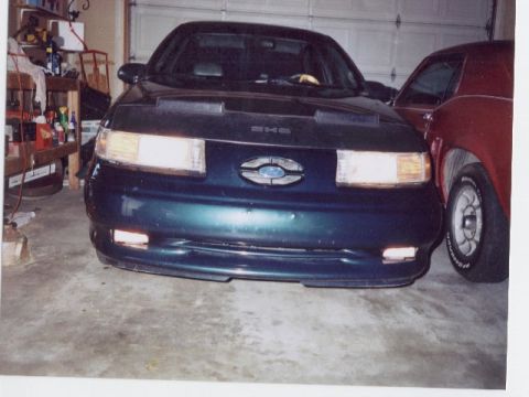 1994 Ford Taurus - SHO next to my dad's '69 Mustang