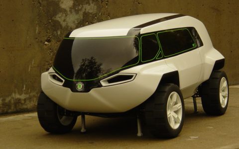 1993 Ford Probe - This concept car has a unique design with a large windshield and prominent wheel arches.