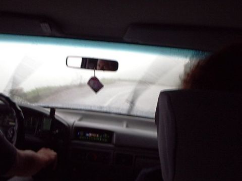 1995 Ford F-150 - Down the hill from the colony tovar, with heavy rains