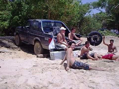1995 Ford F-150 - Some friends at the banquito beach, Miranda State