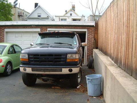 1992 Ford Bronco - and yes that's my mom's beetle