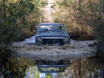 1985 Ford Bronco - I love this shot with the double reflection.