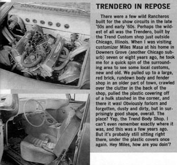 1972 Ford Ranchero - Interior and engine bay of a car, possibly a classic model, with visible V8 engine components.