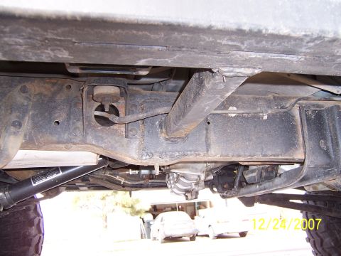 1994 Ford Bronco - The underside of a vehicle is shown, with a date stamp of 12/24/2007 in the corner.