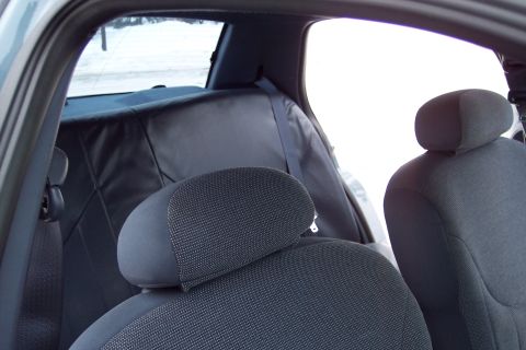 2001 Ford Crown Victoria - Interior shot of a 2001 Ford Crown Victoria, focusing on the seating arrangement.