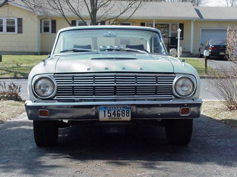 1966 Ford Fairlane - This 1960 Ford Falcon features a distinctive horizontal grille and round headlights, differing from the claimed 1966 Fairlane.