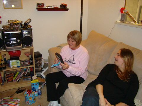 1989 Ford Bronco - A casual indoor scene shows two women in a living room environment.