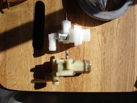 1983 Ford Bronco - Here is the old and new supply valves.