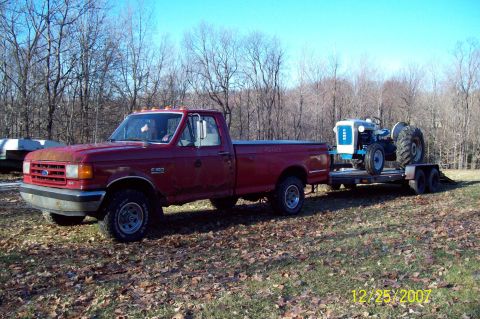 1989 Ford F-150 - testing the new F-250 springs...successful test!