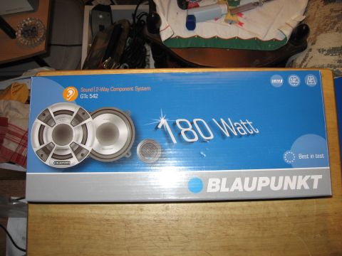 1992 Ford Crown Victoria - The box displays a Blaupunkt 2-way component sound system with 180 Watt power.