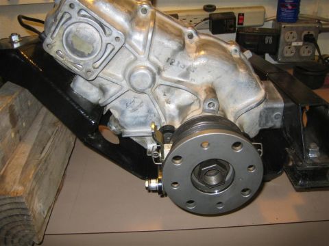1987 Suzuki Samurai - Close-up of a transfer case assembly, possibly for an off-road vehicle, with visible part numbers.