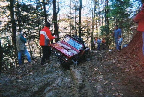 1976 Ford Bronco - Drew in the same hole