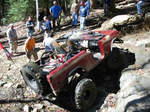 1976 Ford Bronco - The Aftermath..... Check out the roll bar