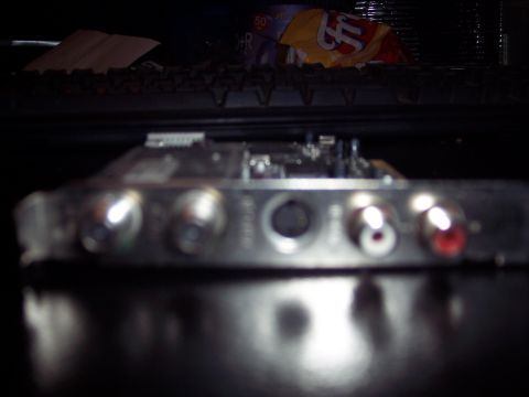 1995 Ford Probe - The photo shows the input jacks of an audio amplifier, not a 1995 Ford Probe.