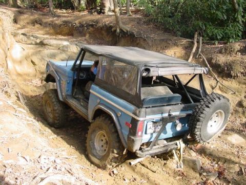 1976 Ford Bronco - Me at the ledge