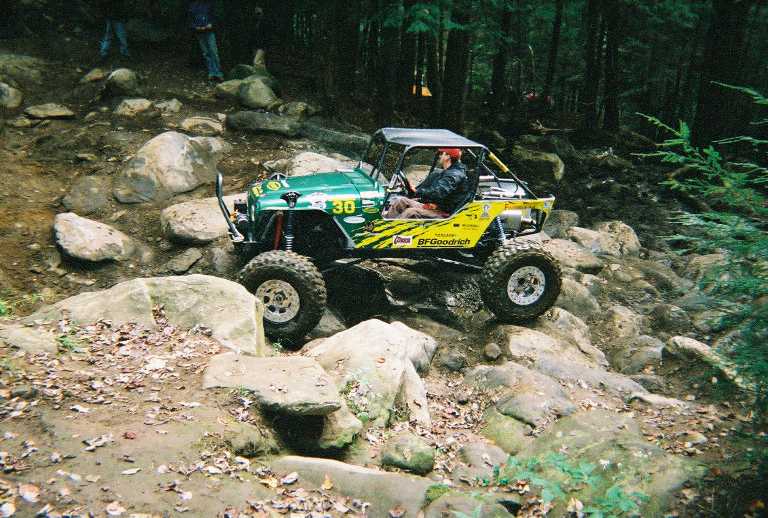 Ken Shupe's Rig approaching the Rock Garden