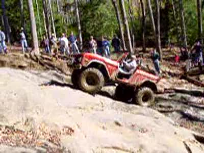 1976 Ford Bronco - Drew's Roll Over on Slick Rock