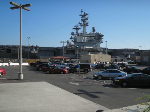1989 Ford F-250 - the USS Ronald Reagan closer...